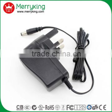 50/60HZ wall type 12v 1.5a ac dc adapter 5v 1000ma switching power supply with UL cUL