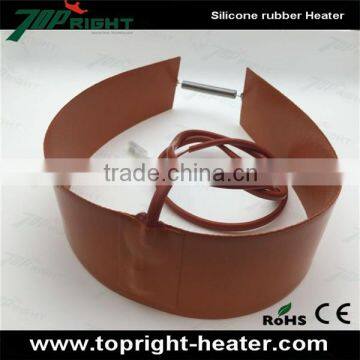 230v electric heating Drum band Heater Silicone Rubber Pad Heater with spring