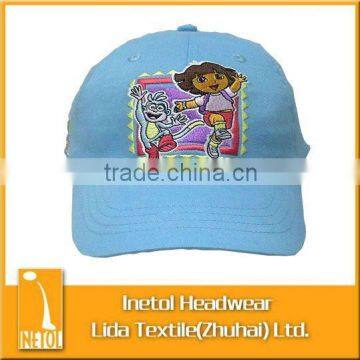 cotton embroidery kids baseball hat