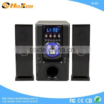 professional home/computer multimedia speaker 2.1