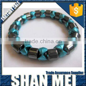 gemstone supplier customize hematite jewelry black hematite bracelet