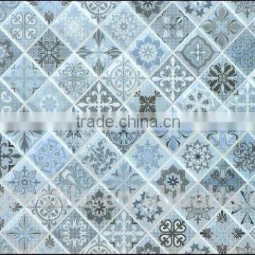 flower pattern glazed ceramics wall tiles (PMW39006)