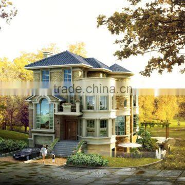 Luxury Combined Light Steel Prefabricated Villa (aston)