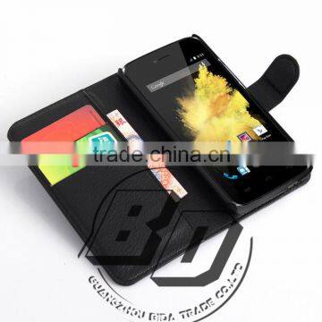 Ultra High Quality PU Leather Wallet Design Case Folio Business Style For Wiko Birdy Luxury Leather Case Factory Price photo-3