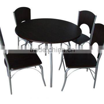 Modern dining table and chair set