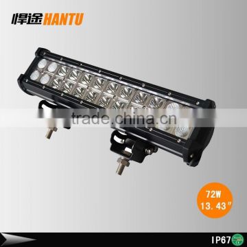 72w led light bar with ajustable bracket 72w led offroad light bar 72w 4x4 led light bar spot flood and combo beam