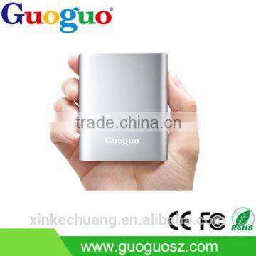 Guoguo New Design 3USB 2.4A outputs quick charge 10400mAh portable Travel power bank for xiaomi