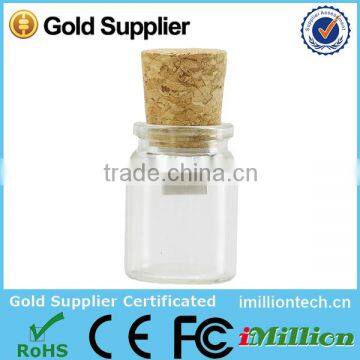 Drift Bottle USB Flash Drive, Glass Bottle USB, Transparent Bottle USB Flash Drive photo-4