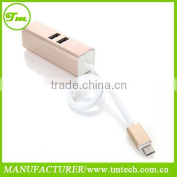 Type C USB 3.1 Charge HUB & 2 Ports USB 3.0 Highspeed Date Transfer For Macbook