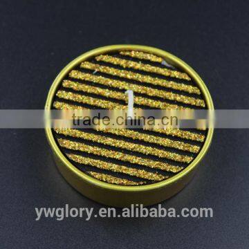 Gold Gliter Tea Light, Romantic Glitter Tea Light photo-3
