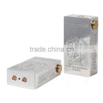 Beautiful girl engraving cherry bomber/huge vapor cherry bomber mod/Dual 18650 battery cherry bomb
