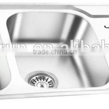 Stainless Steel Kitchen Sink With Drainboard GR-1200