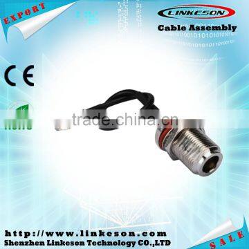 N female to CRC9 male RA pigtail cable RG174