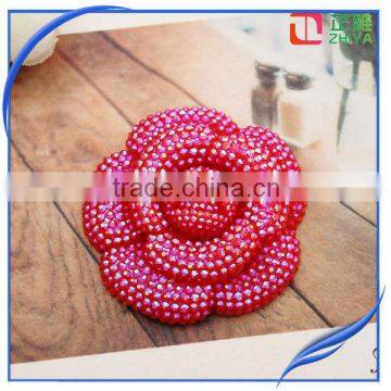 Latest Novelty flat back red coral cabochons