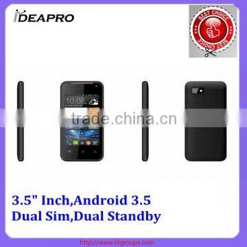 3.5'' Android 3.5 G+F Touch Mobile Phone 1G MHZ With Leather Case photo-2