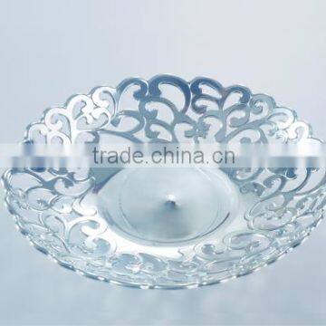 European style oval hollow out gold/silver main Product electroplate