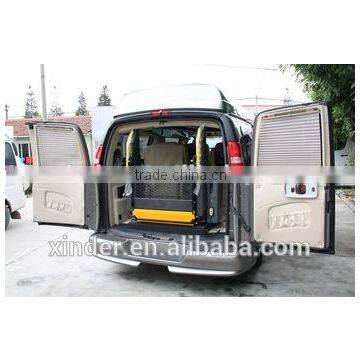 WL-D-880U Disabled Power Wheelchair Lift elevator platform for Van and Minivan with Electric manual wheelchairs