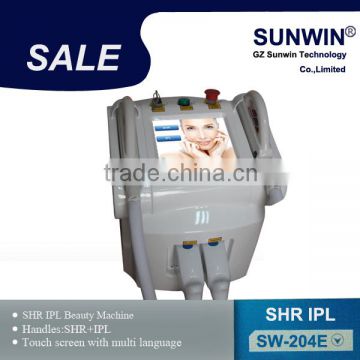 2 in 1 system Super hair removal SHR machine