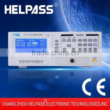 HPS2510 0.05% precision Digital Low Ohm Meter dc micro ohm meter for low resistance