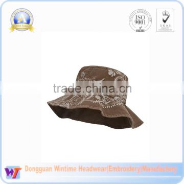 Recommend advertised customized bucket hat with strings