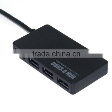 Hot sales!Super High Speed 4-Port USB3.0 Hub Adapter For Laptop Tablet Desktop