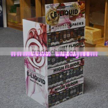 custom clear plastic acrylic e-juice bottles display stand