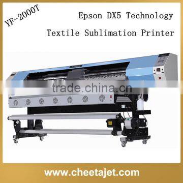 75inch width high speed industrial sublimation printing machine with dx5