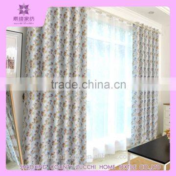 luxury 2016 European sytle printed window curtain