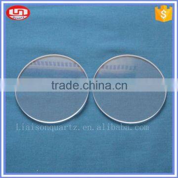 Hot Sale Clear Round Silica Glass Plate From Lianyungang
