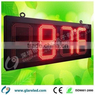 12 inch lighted led wall Timer Digital Race Clock