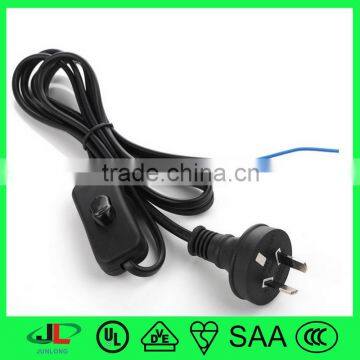 3 pin plug saa, textile lampholder cord, saa extension plug and socket