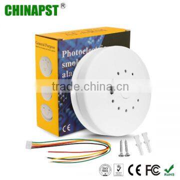 2016 Cheapest Wired networking battery powered heat alert wired photoelectric smoke fire detector PST-SH101