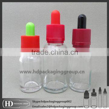 HD GCC certificated Chinese wholesale glass dropper bottle with 15ml 30ml for essentail oil bottle dropper with glass pipette