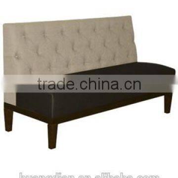 handcrafted tufted dining booth seating furniture used for restaurant