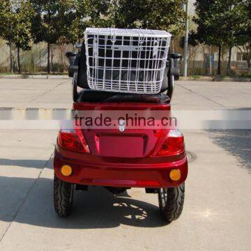 Mobility 500W 48V 3 Wheel Handicapped Scooters for Elderly With Rear Basket photo-2