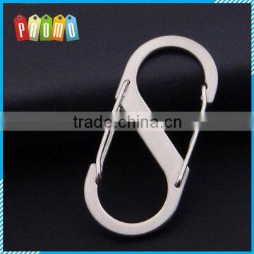 Wholesale zinc alloy 8 shaped carabiner, metal carabiner