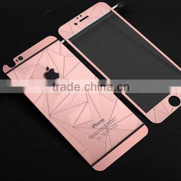 Wholesale cell phone accessories Full cover 3D diamond screen protector tempered glass for iphone 4