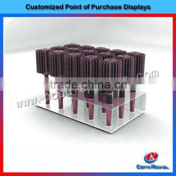 Fashion acrylic countertop comb display stand for promotion