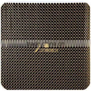 Gold Metal Chainmail Ring Mesh Manufacturer for Room Dividers