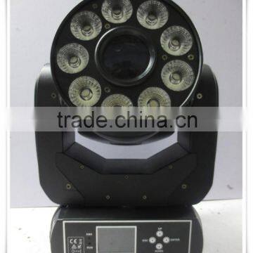 NEW!!! 75W led spot and 9x12w rgbwa uv led wash dmx moving head disco light