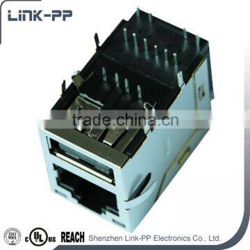 USB 3.0 Female RJ45 Connector With Single/Dual Port photo-4