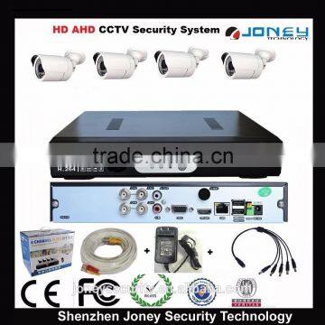 The Best Price 1.0MP 720P Night Vision Waterproof Camera 4CH AHD CCTV DVR Kit photo-4