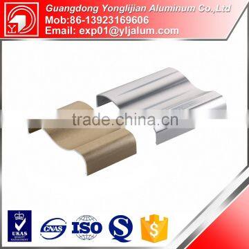 YLJ hot sale aluminum extrusion brushed profile for furniture with bottom price