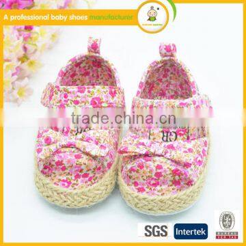 Hand Made Newborn Baby Shoes with flower for girls babies happy baby shoes