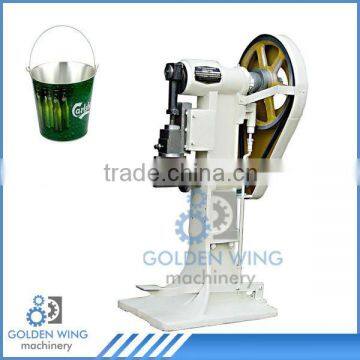 End Edging and Seam Locking Machine For Galvanized Tin Can Ice Bucket Pail Making Machine