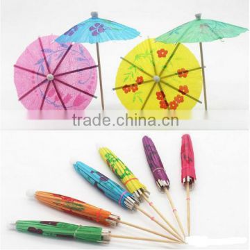 Factory direct price Umbrella Bamboo Toothpicks