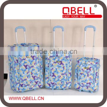 Set of 3 Fashion Luggage with printing