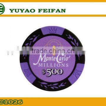 13.5g Clay Poker Chip Cheap Custom Poker Chips