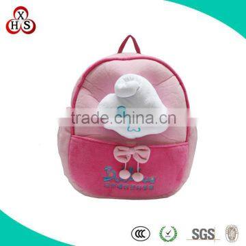 Wholesale Cheap Stuffed Customized soft cheap girls plush school backpack