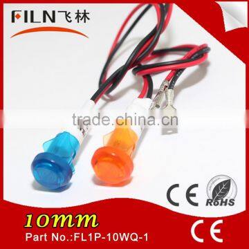 10mm 12v Oven Led Indicator Lighting With LED Bulb Pilot Signal Lamp 18.5cm Wire photo-4